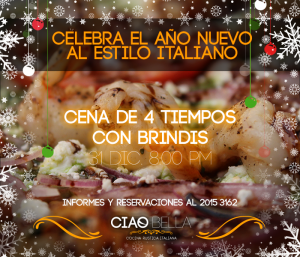 cena año nuevo