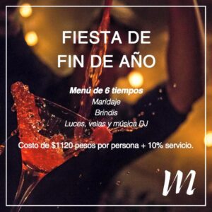 cena año nuevo