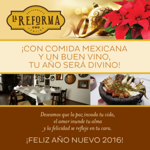 cena año nuevo