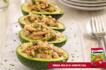 Aguacates rellenos de atún