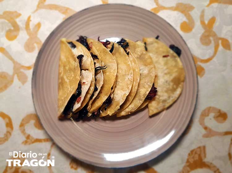 Quesadillas de Jamaica
