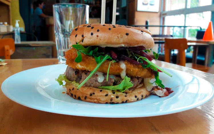 hamburguesas estilo Europeo