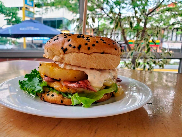 hamburguesas estilo Europeo
