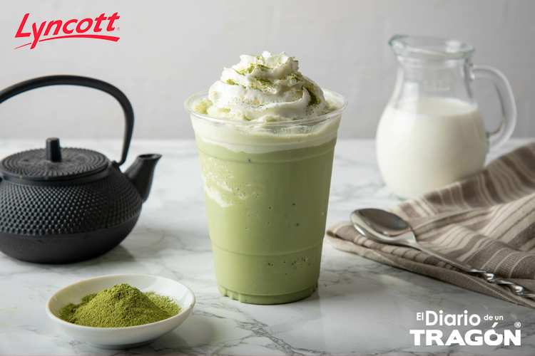 Té matcha con coco
