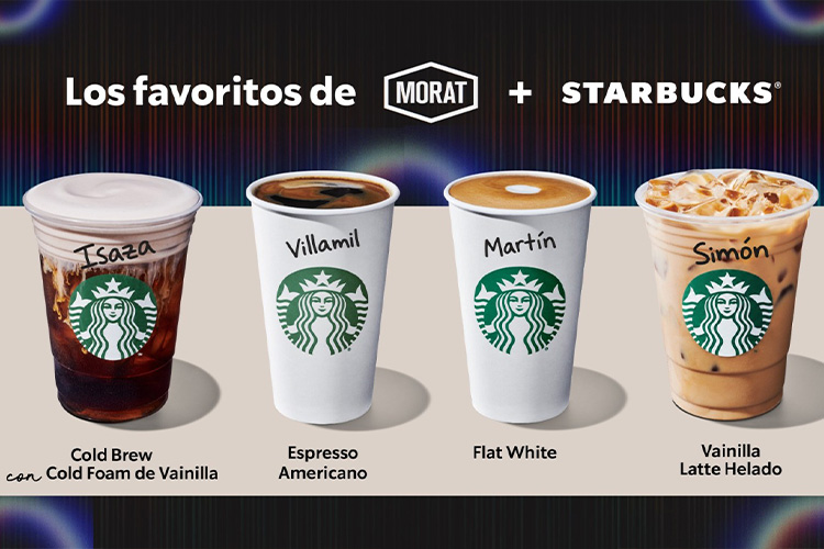 Starbucks y Morat